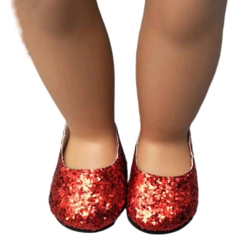 Baby Doll Shoes for 43cm Doll Shoes for 18 Inch Girl Doll Princess Shoes Toy  Accessories