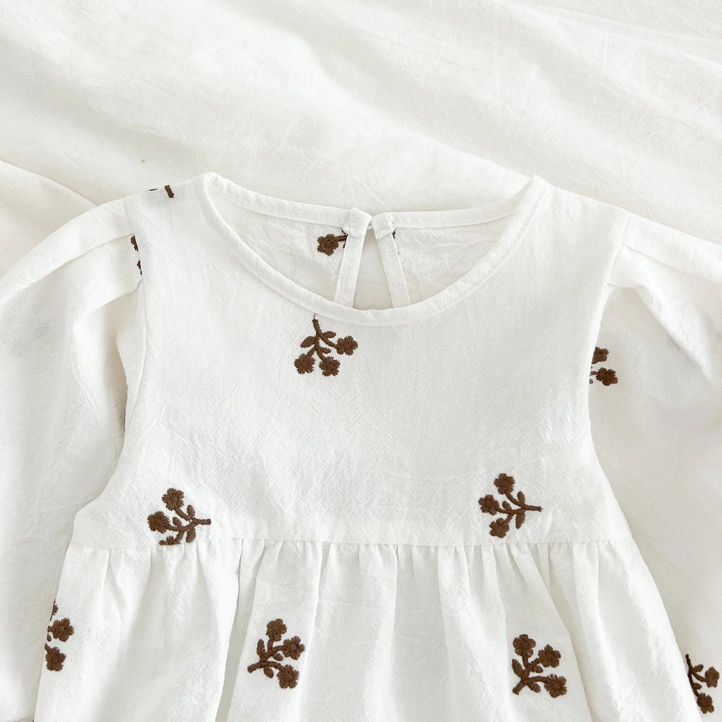 Puff Sleeve Garden Romper