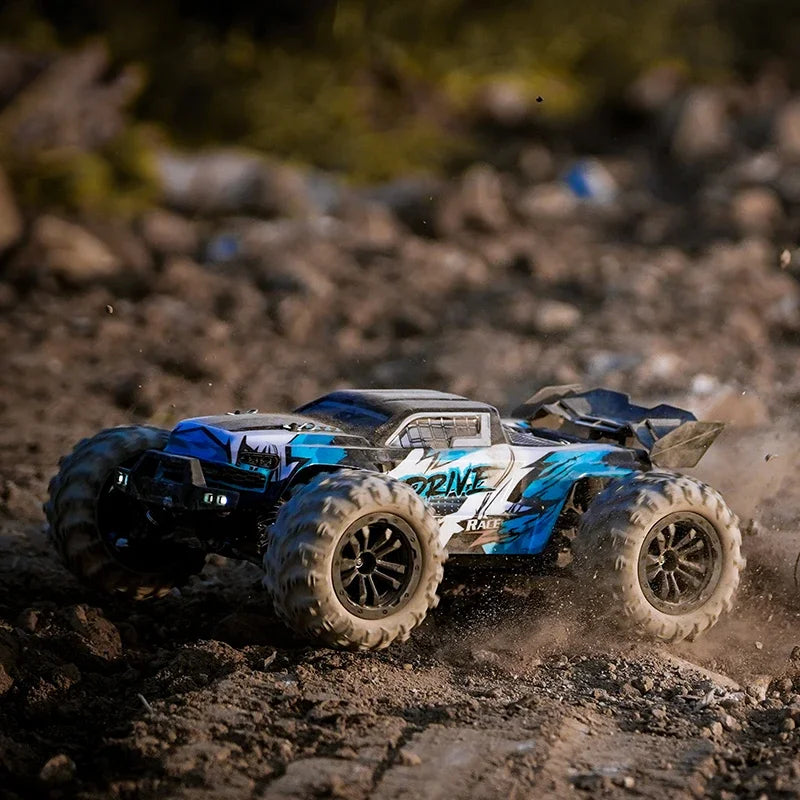 SCY 1:16 70KM/H or 50KM/H 4WD RC Car with LED Remote Control Cars High Speed Drift Monster Truck for Kids Vs Wltoys 144001 Toys