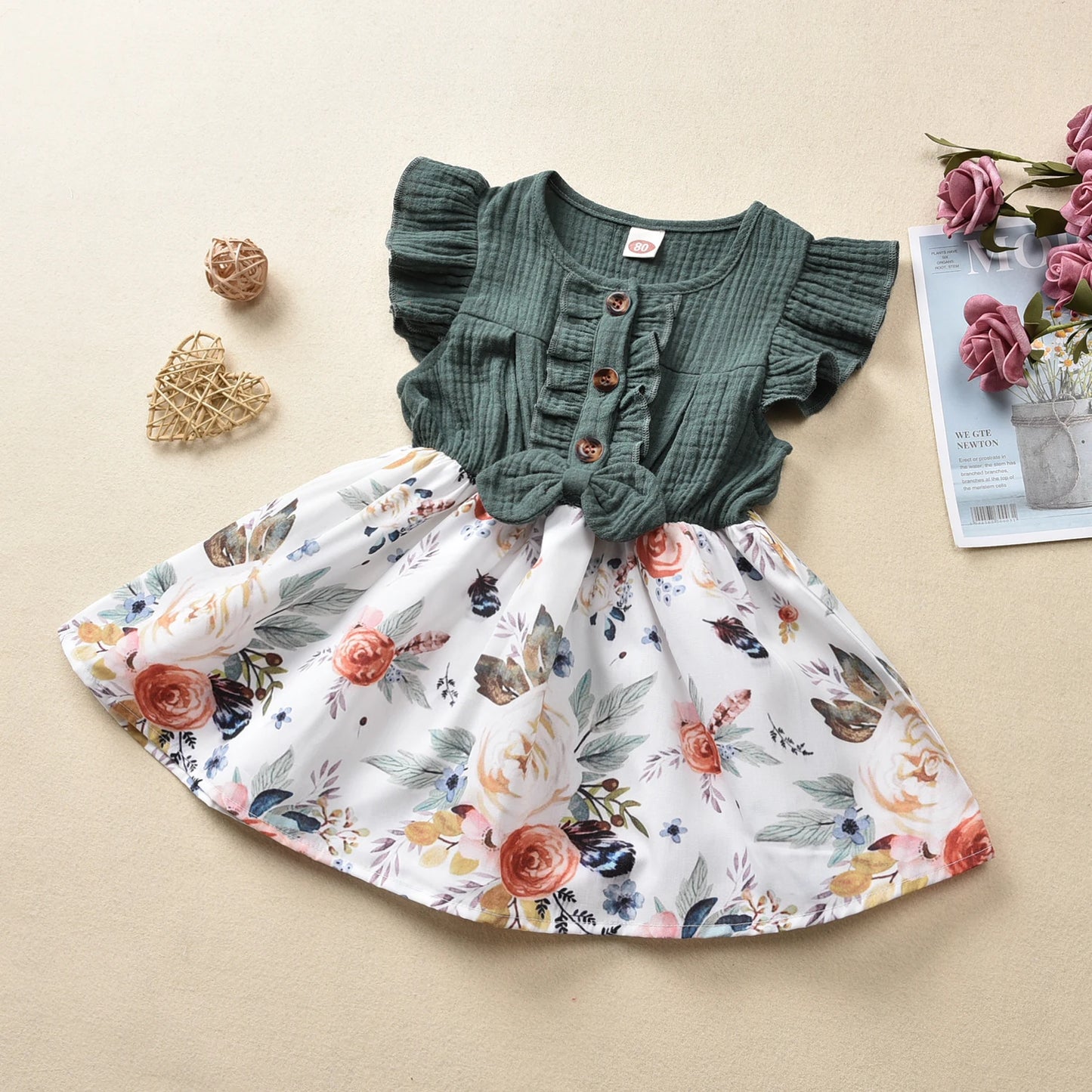 Kira Citgeett Summer Dress for Baby Girls 1-5 Years