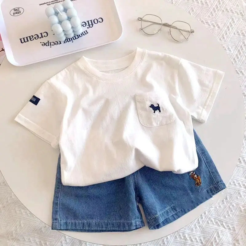 Ernesto Casual Loose Short Sleeve Tees - GuGuTon baby store - Baby Fashion - Toddlers Outfits - Babies Outfits - Toddler Clothes - Kids Clothing - Newborn Clothes - Newborn Wear - Kids Wear - Trending Clothes - Trending Outfits - Fall Fashion - Winter Fashion - Girls Clothes - Boys Clothes - Babies Wear - Kids Accessories - KidsWear - Summer Clothes - Summer Fashion - Summer Trend - Falls Sweaters - Tops - Bottom - Jeans - Blouse - Dresses - Newborn Dresses - Toys