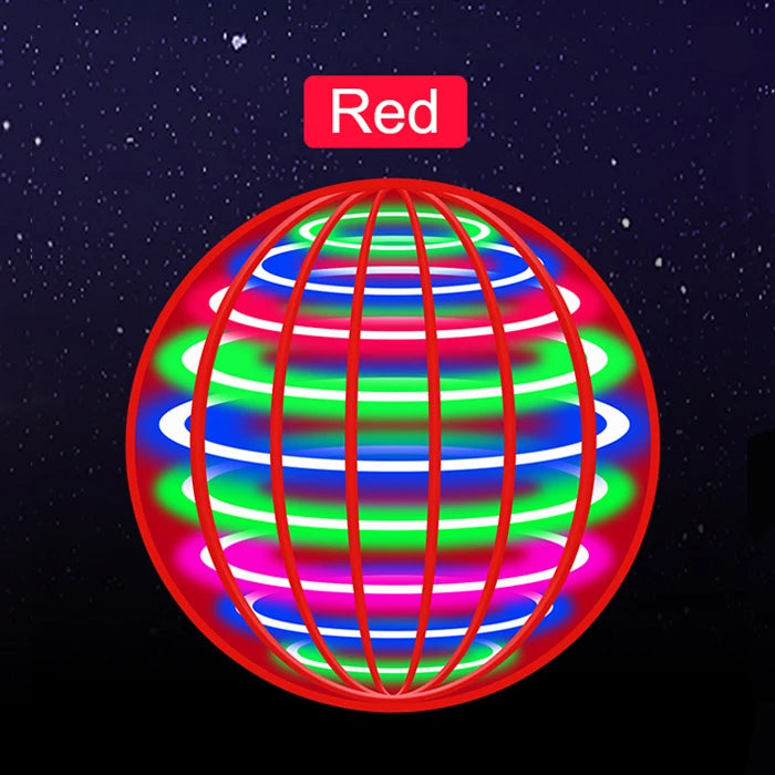 Flying ball, automatic spinning ball, LED dazzling lights, floating magic, fan, UFO flying machine, toy, gift, game, sports ball