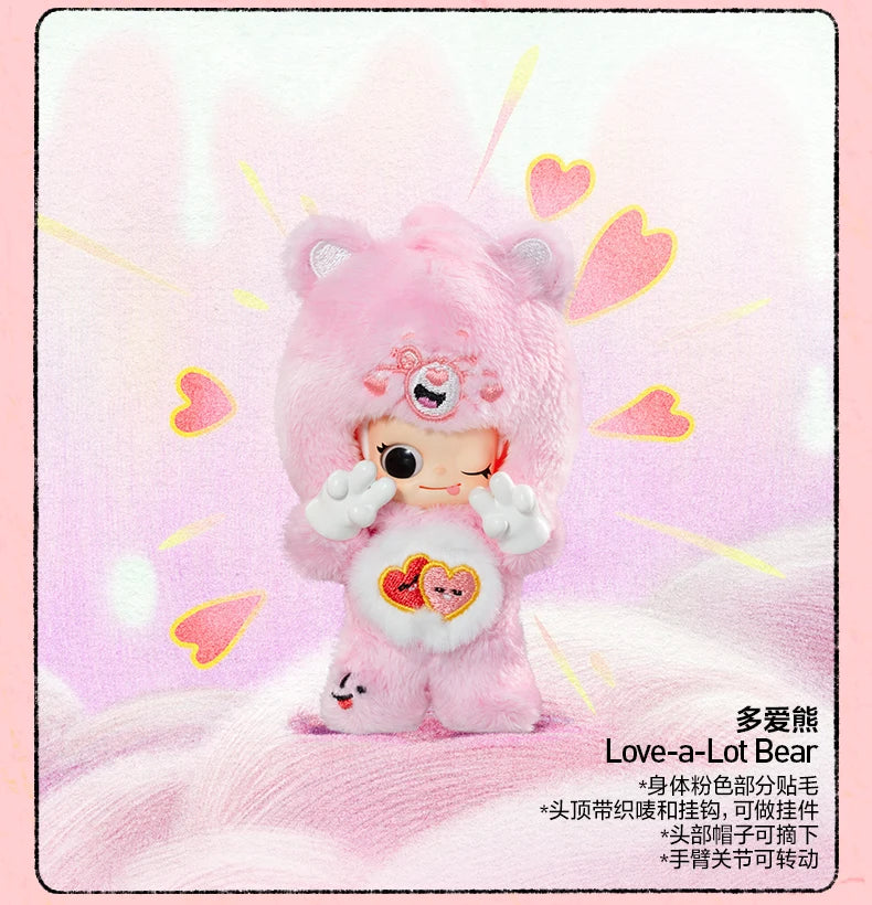 POPMART CareBears x Zsiga Series Blind Box Guess Bags Desktop Decoration Cute Anime Figure Models Gifts Blind Bag Toy Girl Gifts