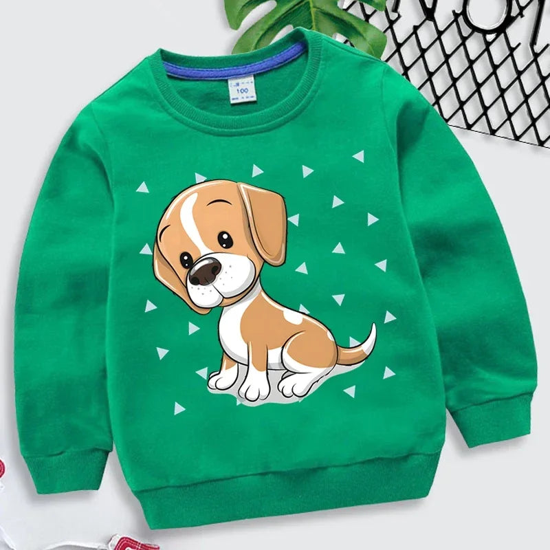 Gerson Animal Pullover Long Sleeve Sweatshirt