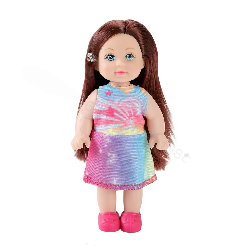 Multi style set with optional mini baby palm dolls, girl player toys, gifts