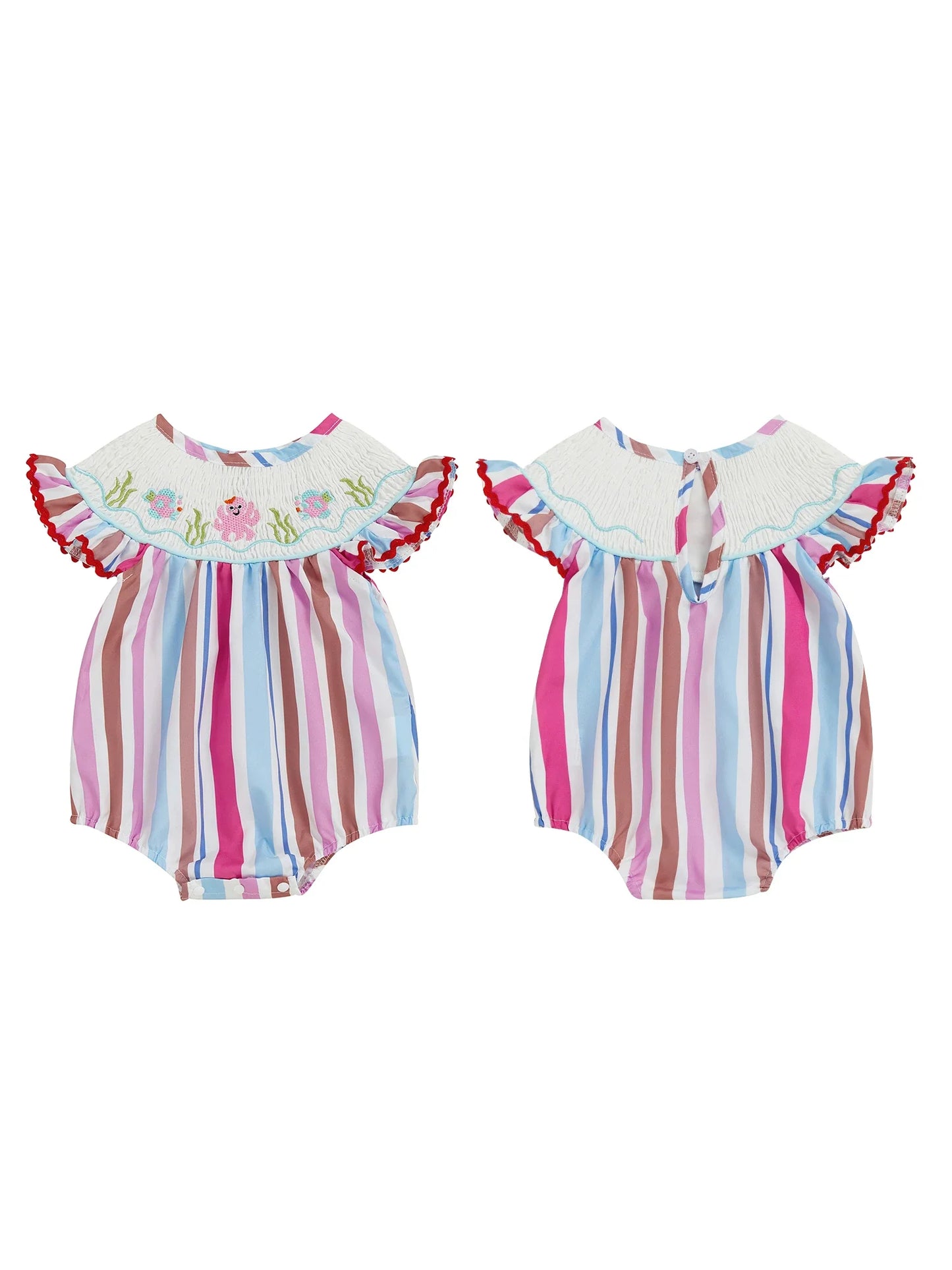 Stripe Summer Day Romper