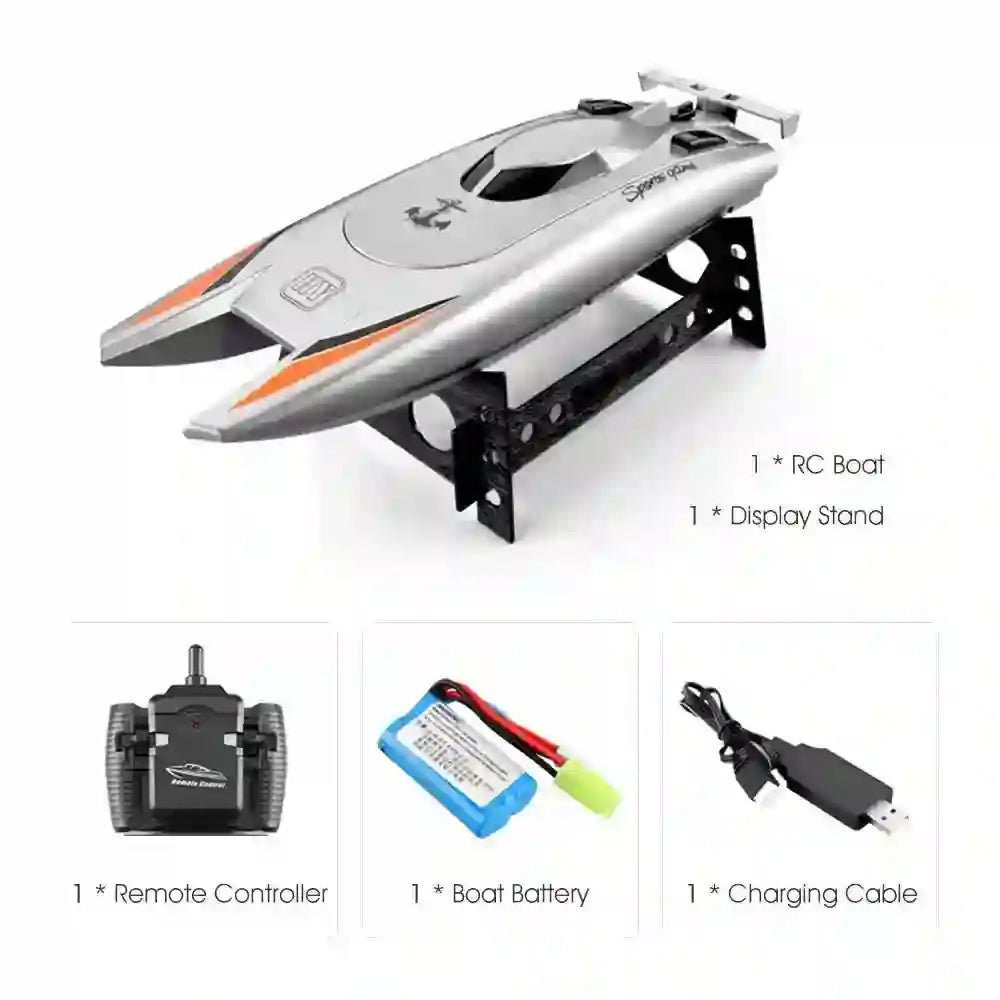30KM/H RC Boat - Dual Motor Waterproof with Remote Control