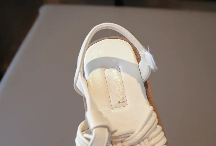 New Sandals Summer Children's Woven Casual Baby Shoes Girls