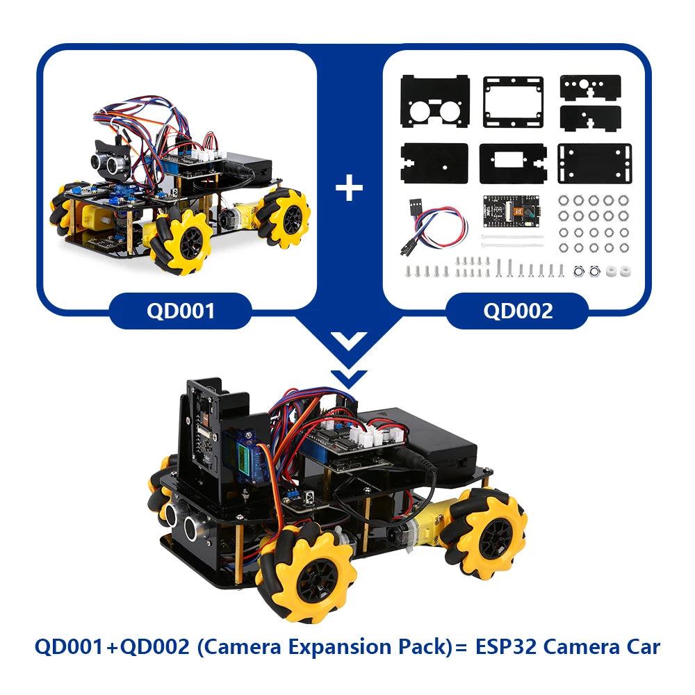 ACEBOTT Robot Car Starter Kit with ESP32 for Arduino Projects