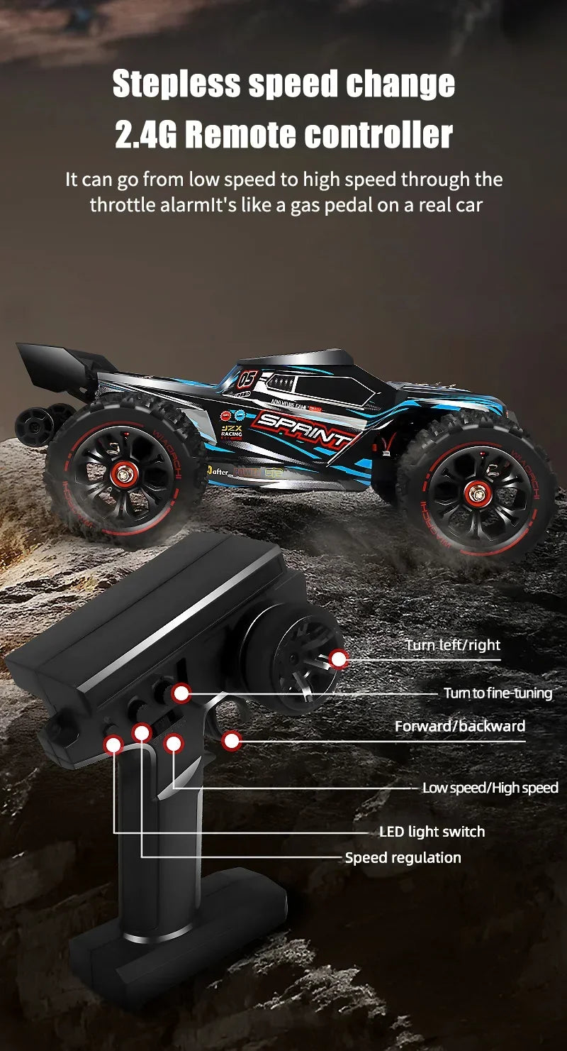 Professional Racing Car 85 Km/h 4WD Brushless Remote Control