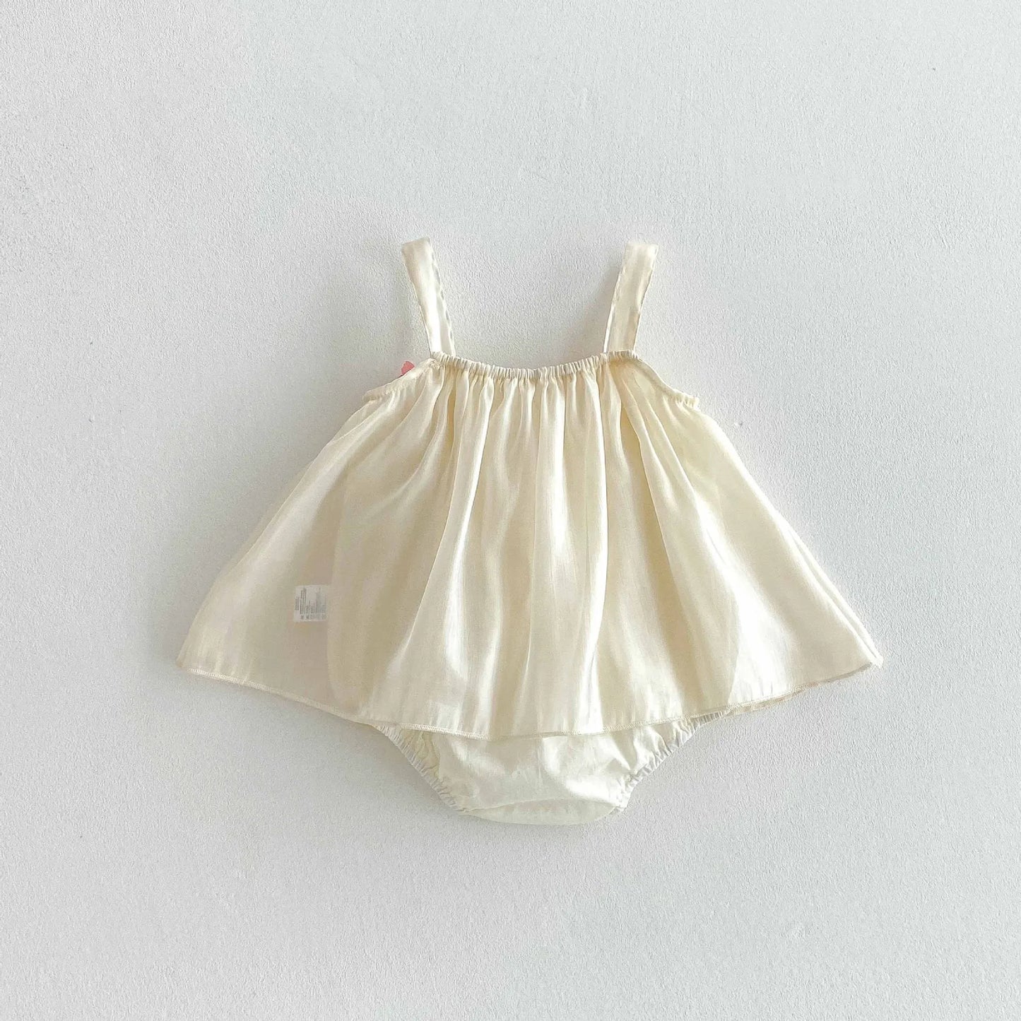 3D Flower Strap Romper