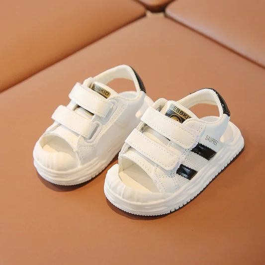 Summer Toddler Sandals Baby Girl Shoes White Color Soft Sole Breathable Boys