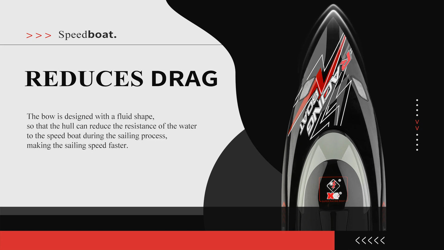 2.4Ghz 55KM/H Brushless High Speed Racing Ship Remote Control