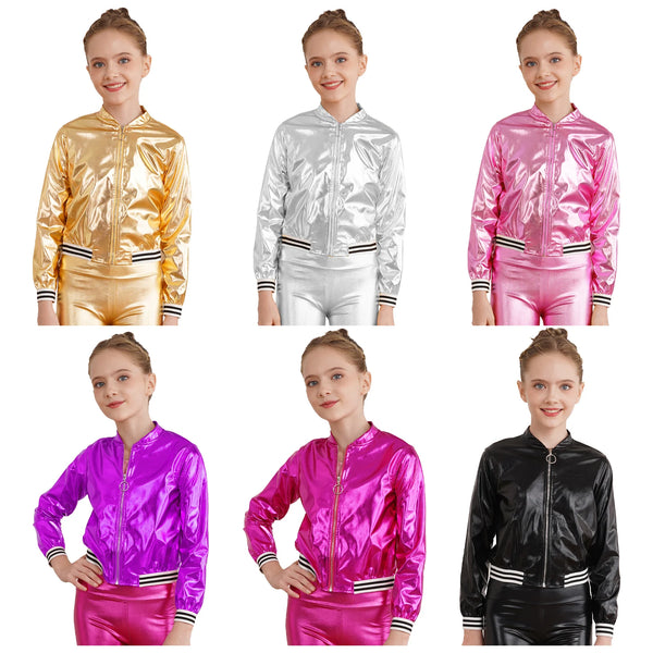 Paola Girls Hip Hop Jazz Dance Jacket Long Sleeve