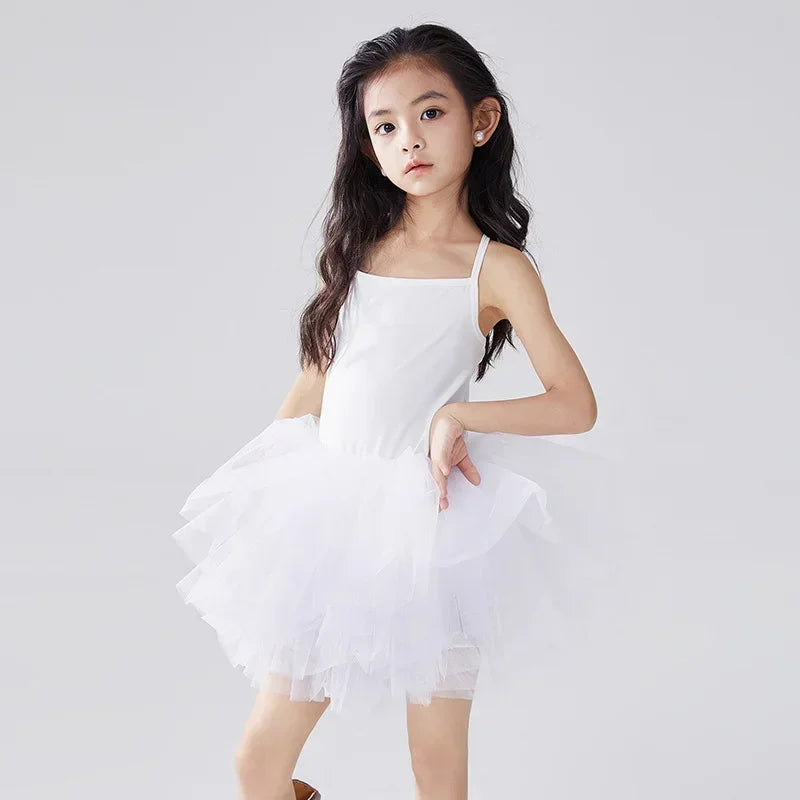 Baby Girl Princess Tutu Dress Long Sleeves Ballet Dress