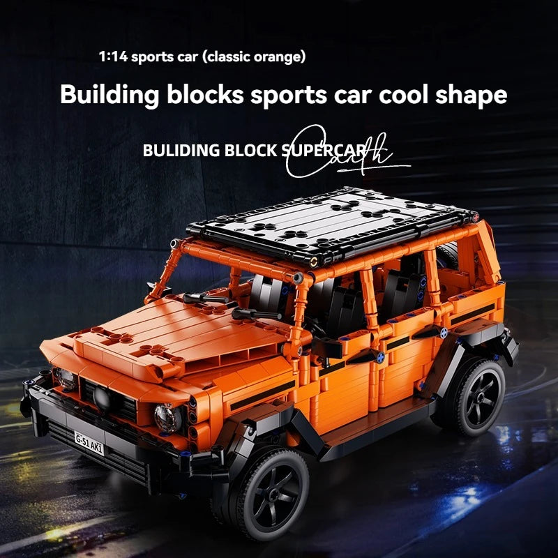 NEW Technical Super Car G Class Off Road Vehicle Building Blocks Creative Desktop Model  Birthday Halloween Christmas gifts Kids