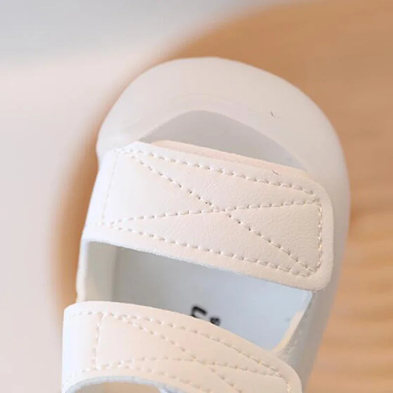 Kids Beach Sandals Summer Baby Girl Shoes Solid Color Infant Sandal