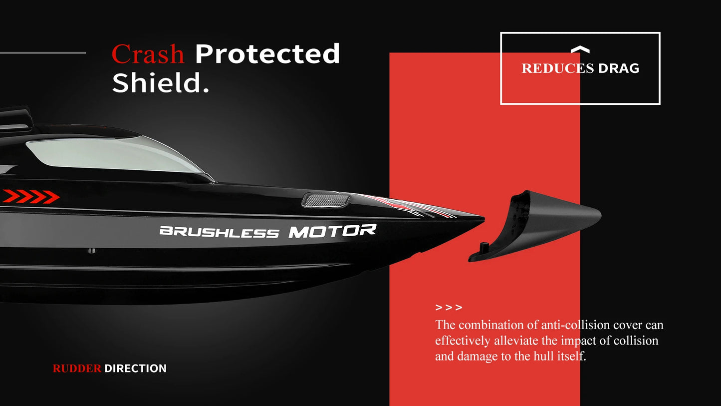 2.4Ghz 55KM/H Brushless High Speed Racing Ship Remote Control