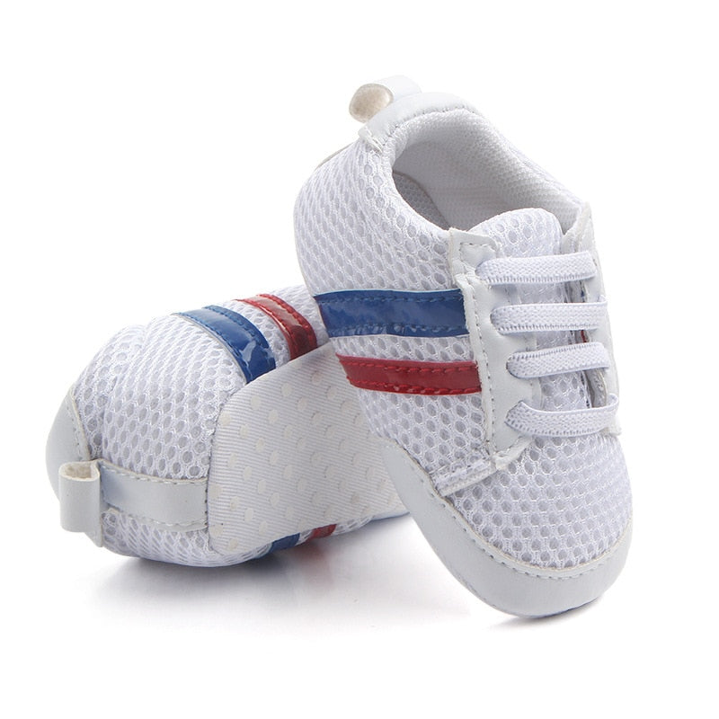 Baby Shoes Newborn Boys Sneaker Girls Two Striped First - GuGuTon