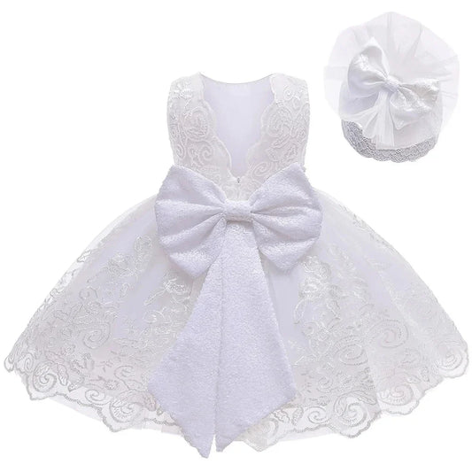 Baby Girls Princess Dress Baby Baptism Dress Toddler Easter Costume Children Evening Party Dress