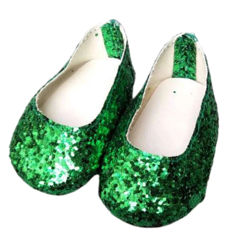 Baby Doll Shoes for 43cm Doll Shoes for 18 Inch Girl Doll Princess Shoes Toy  Accessories