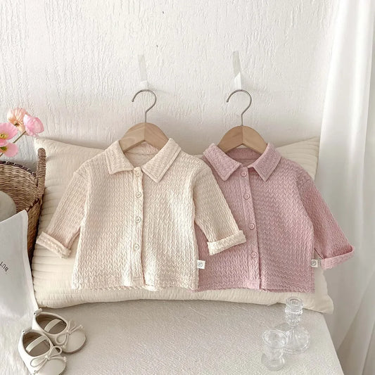 Ximena Solid Color Single-Breasted Top