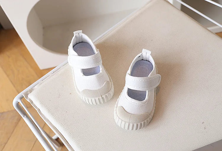 2025 New Spring Baby Girl Shoes Kids Autumn Canvas Shoes