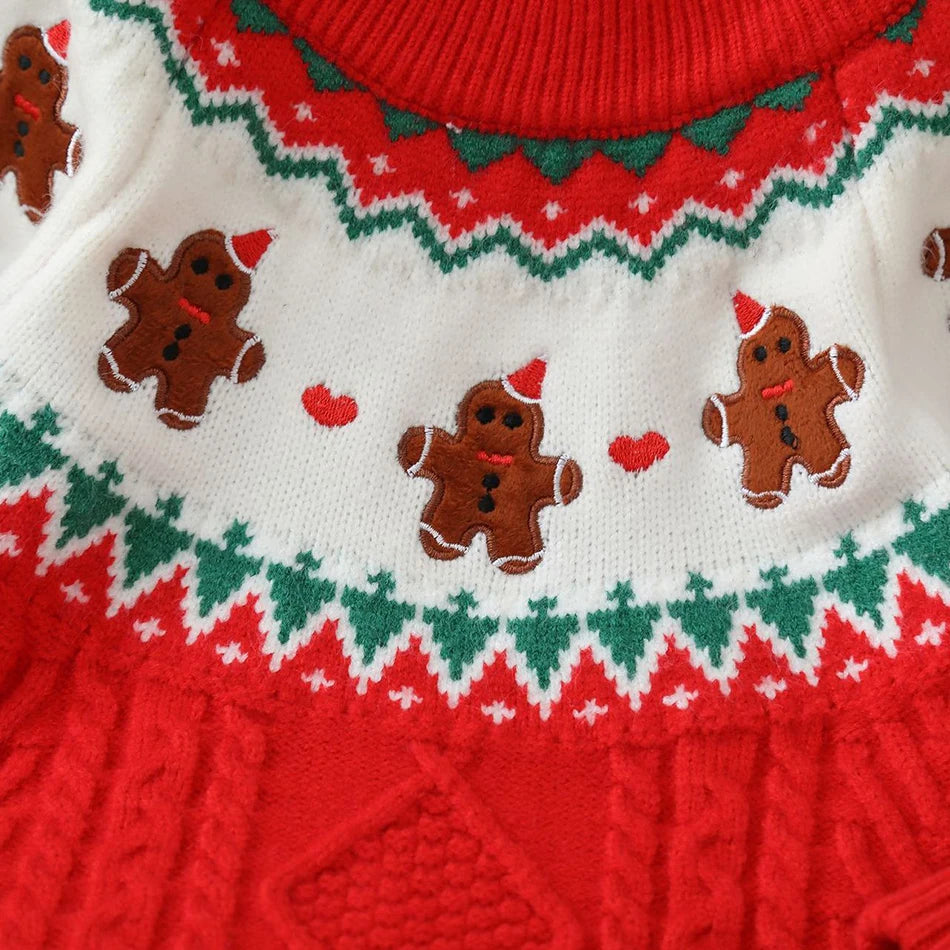 John Warm Bear Printed Knitted Sweater