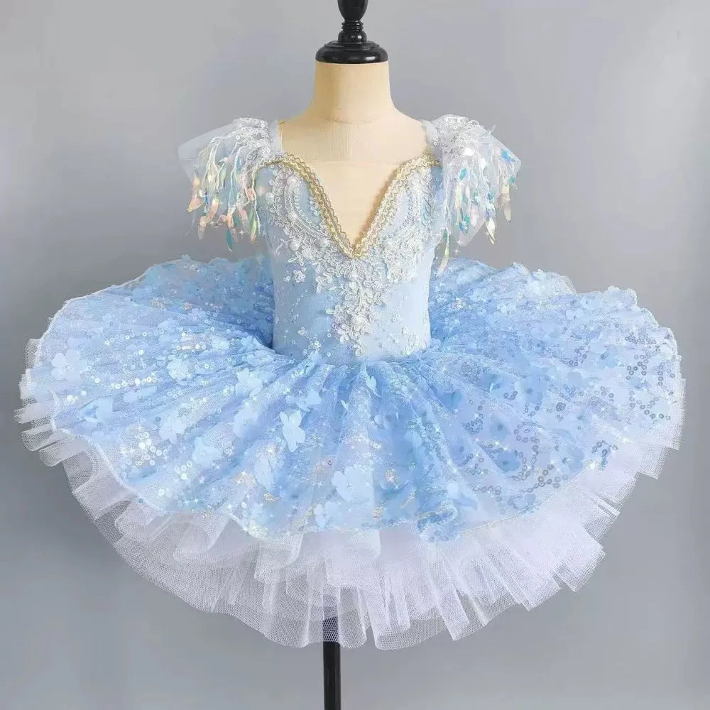Summer Stage Ballet Leotards Girls Dresses Princess Dance Girl Dress