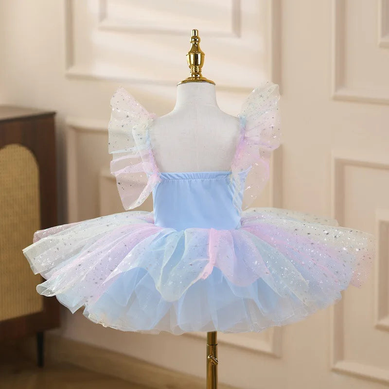 Summer Stage Ballet Leotards Girls Dresses Princess Dance Girl Dress