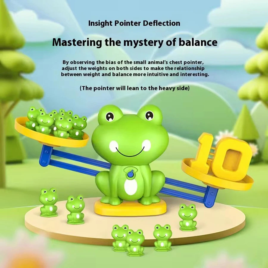 Mathematical Intelligence Math Toys Funny Frog Scale Children's Early Education Toys