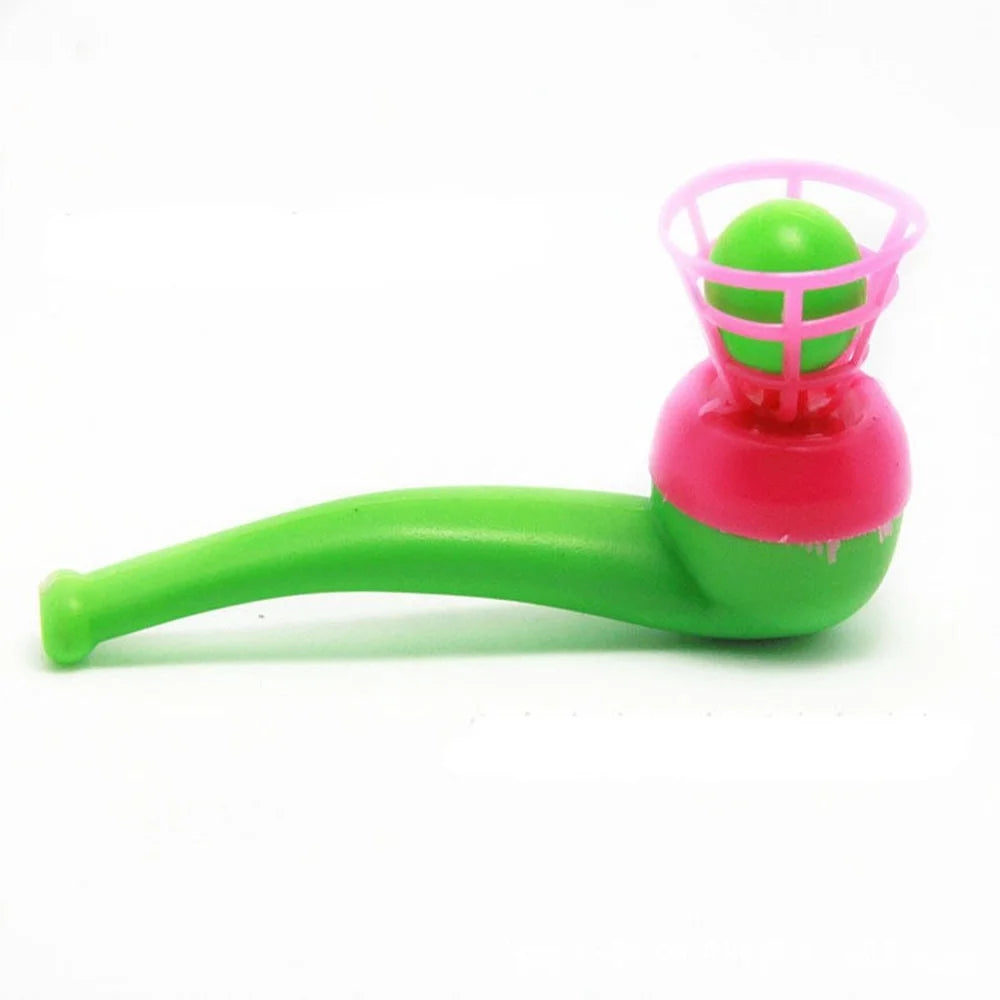 3pcs Plastic Pipe Blowing Ball Toys Outdoor Games Balance Training Toys Learning Toys