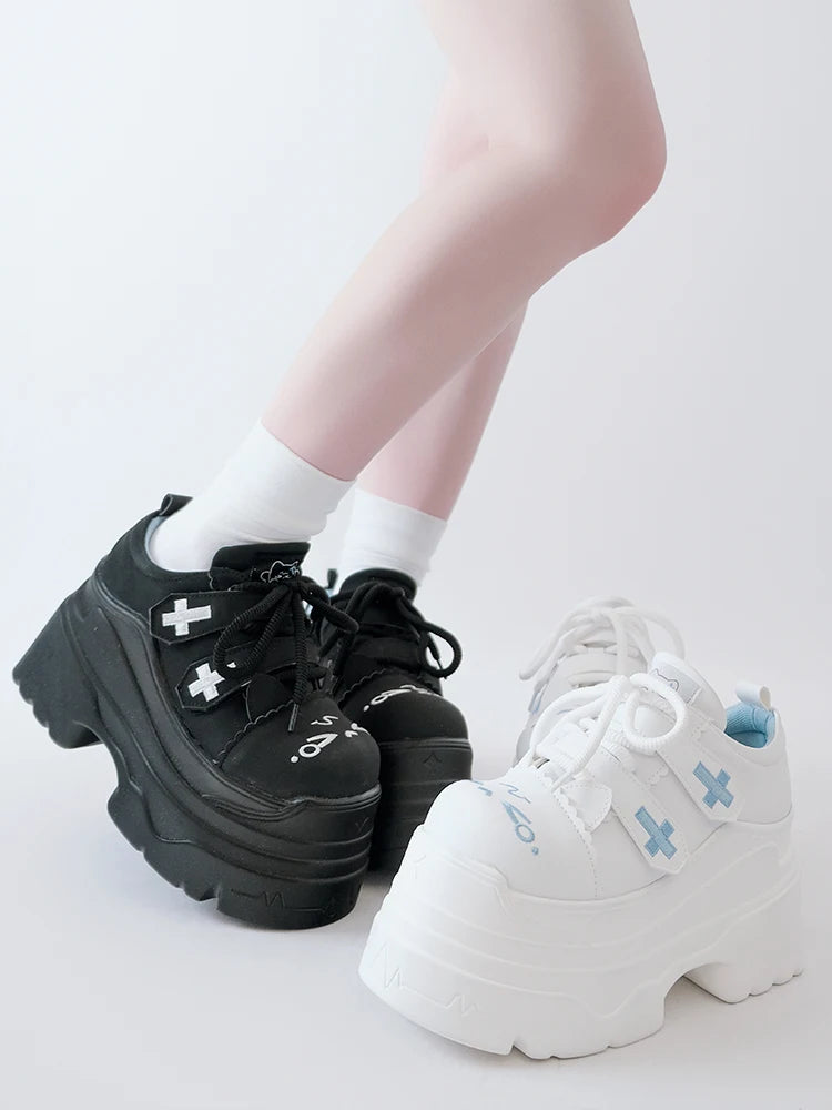 Japanese Girl Original Subculture Lolita Girl Thick Soled Shoes Sweet Big Toe Shoes Cute Loli Tea Party Single Shoes