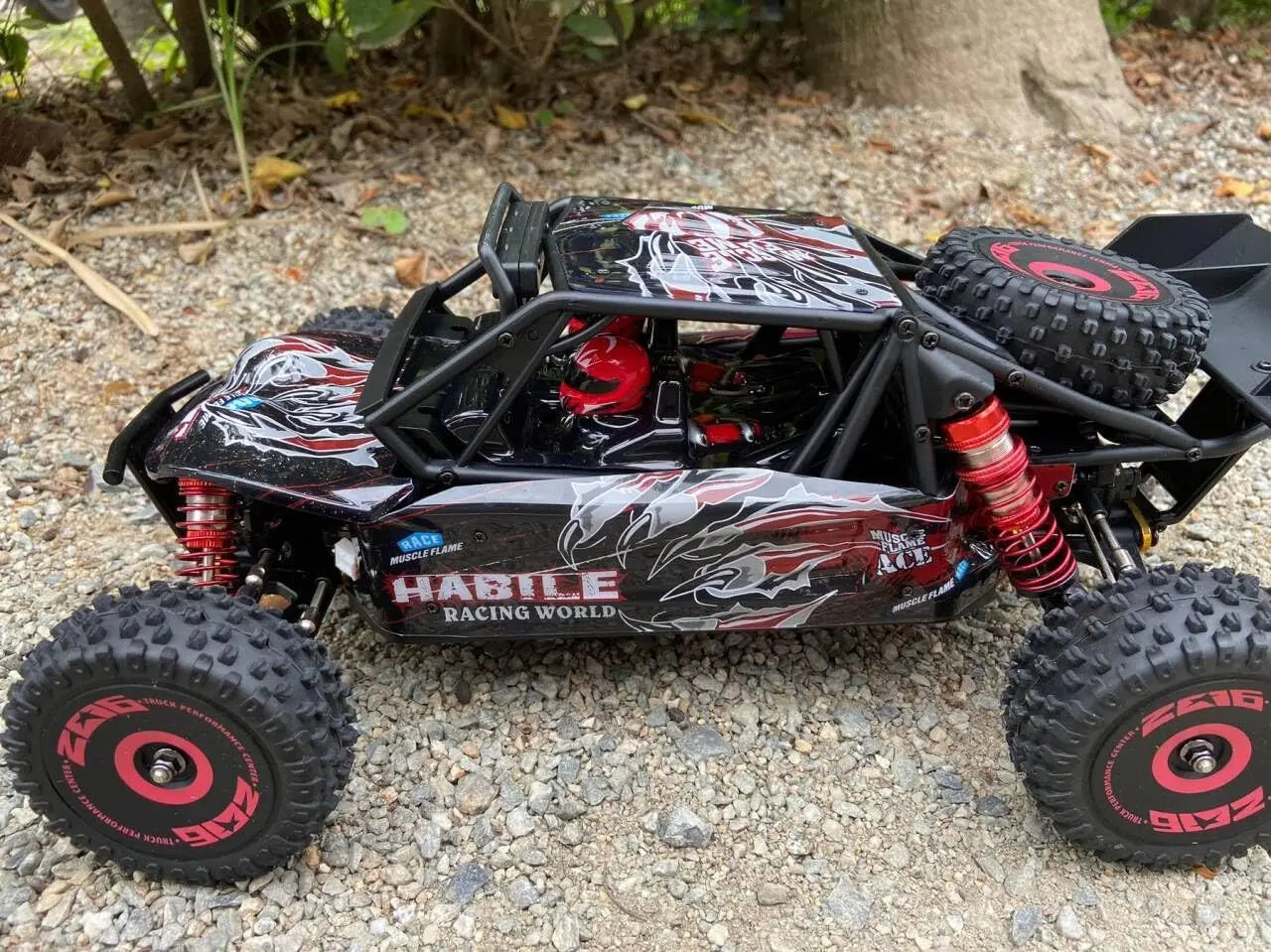 Large 1:12 brushless motor with lighting, high-speed 75km/h remote control, competitive off-road racing, 4-wheel drive, fast car