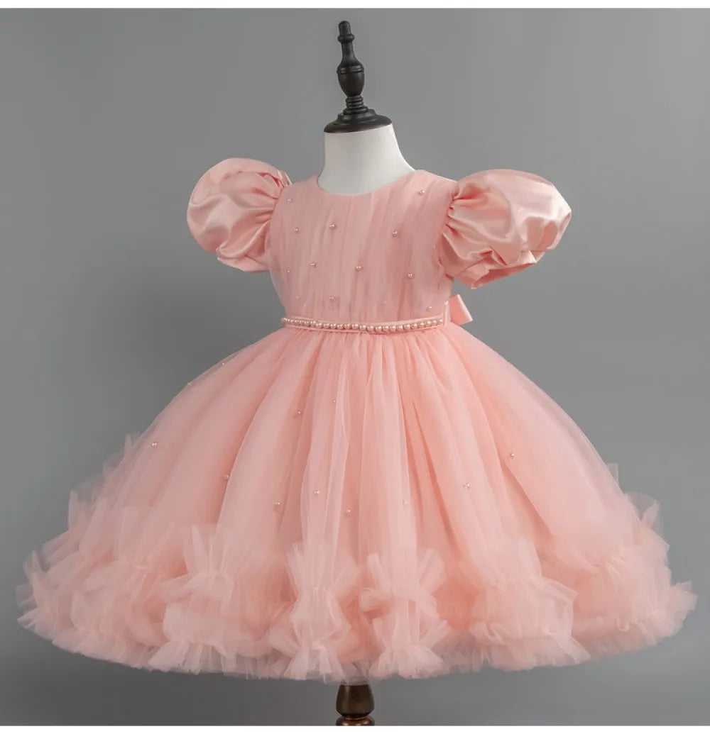 Baby Girl Princess Dress Girls' Daily Dresses Tulle Ball Gown Kid Girls Clothes