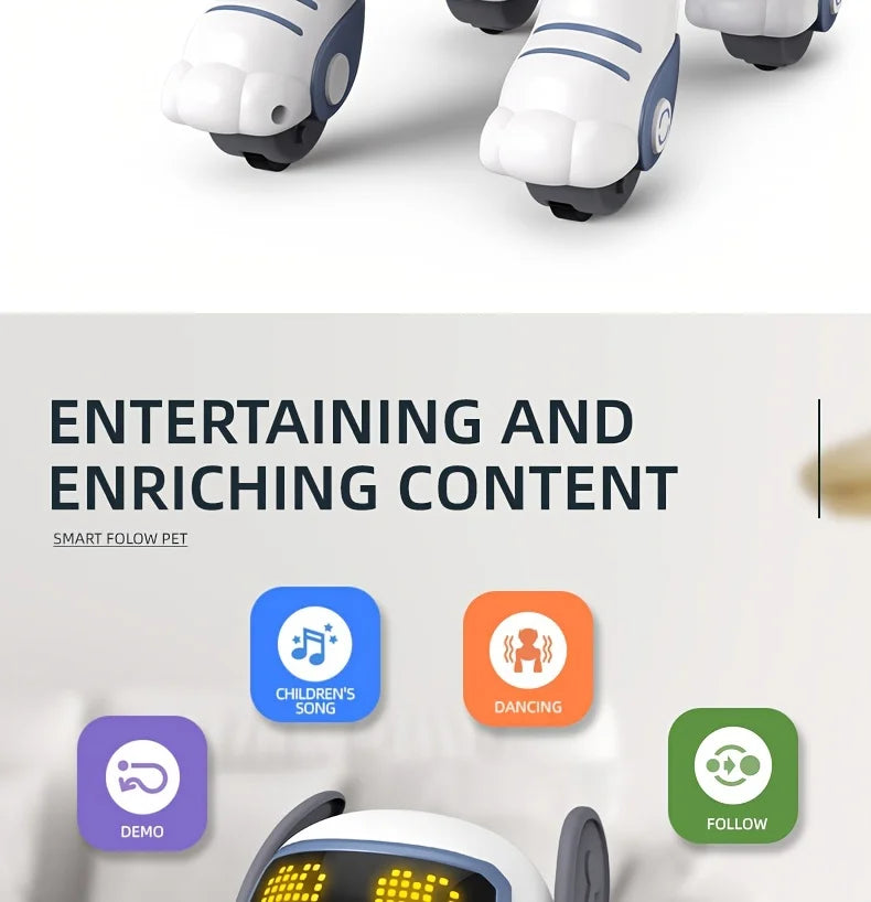 Intelligent Robot Dog Remote Control Electronic Smart Programmable Puppy Kid Gift