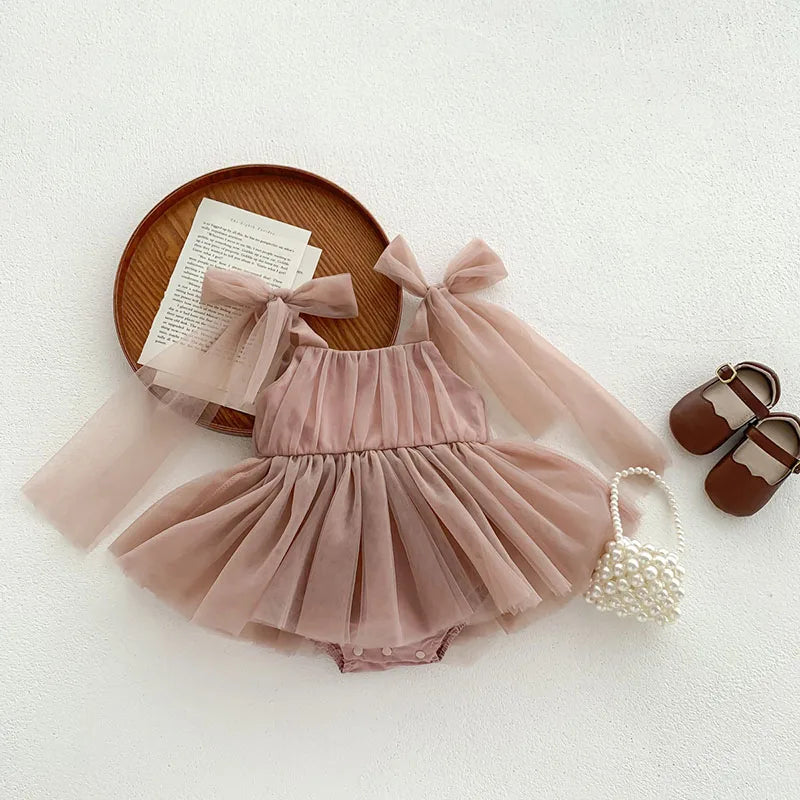 Ana Sleeveless Lace Bodysuit for Baby Girls