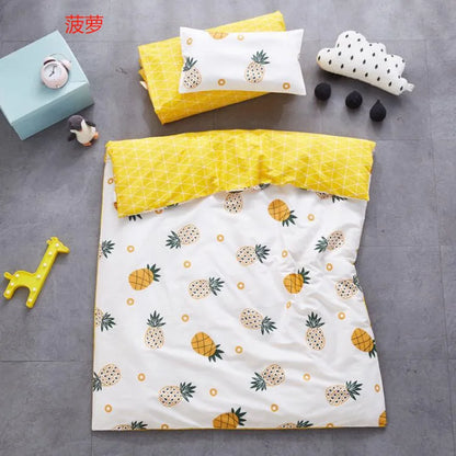 3Pcs Cotton Crib Bed Linen Kit Cartoon Baby Bedding Set - GuGuTon baby store - Baby Fashion - Toddlers Outfits - Babies Outfits - Toddler Clothes - Kids Clothing - Newborn Clothes - Newborn Wear - Kids Wear - Trending Clothes - Trending Outfits - Fall Fashion - Winter Fashion - Girls Clothes - Boys Clothes - Babies Wear - Kids Accessories - KidsWear - Summer Clothes - Summer Fashion - Summer Trend - Falls Sweaters - Tops - Bottom - Jeans - Blouse - Dresses - Newborn Dresses - Toys