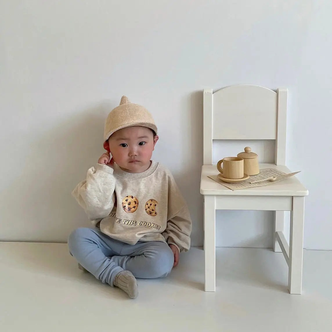 Wally Comfortable All-Match Cotton Sweater - GuGuTon baby store - Baby Fashion - Toddlers Outfits - Babies Outfits - Toddler Clothes - Kids Clothing - Newborn Clothes - Newborn Wear - Kids Wear - Trending Clothes - Trending Outfits - Fall Fashion - Winter Fashion - Girls Clothes - Boys Clothes - Babies Wear - Kids Accessories - KidsWear - Summer Clothes - Summer Fashion - Summer Trend - Falls Sweaters - Tops - Bottom - Jeans - Blouse - Dresses - Newborn Dresses - Toys