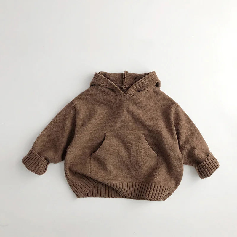 Cesar Pocket Fine Knit Children Boys Sweaters