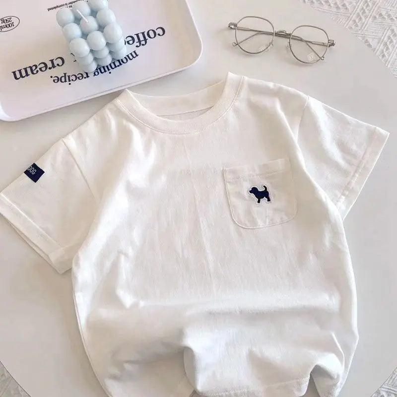 Ernesto Casual Loose Short Sleeve Tees - GuGuTon baby store - Baby Fashion - Toddlers Outfits - Babies Outfits - Toddler Clothes - Kids Clothing - Newborn Clothes - Newborn Wear - Kids Wear - Trending Clothes - Trending Outfits - Fall Fashion - Winter Fashion - Girls Clothes - Boys Clothes - Babies Wear - Kids Accessories - KidsWear - Summer Clothes - Summer Fashion - Summer Trend - Falls Sweaters - Tops - Bottom - Jeans - Blouse - Dresses - Newborn Dresses - Toys