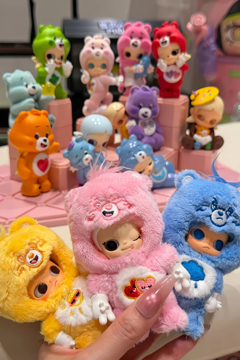 POPMART CareBears x Zsiga Series Blind Box Guess Bags Desktop Decoration Cute Anime Figure Models Gifts Blind Bag Toy Girl Gifts