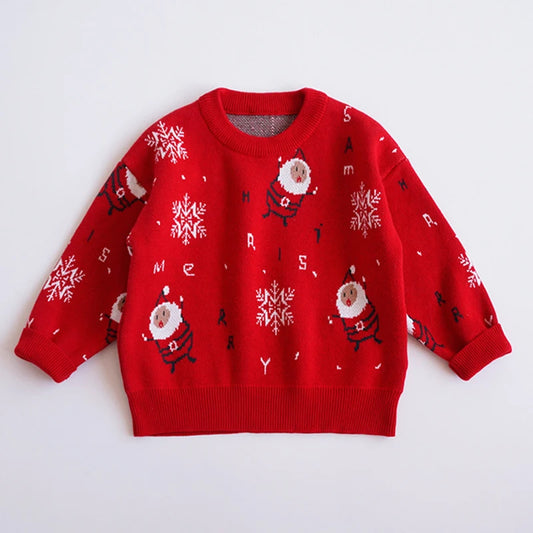 Sandro Christmas Santa Claus Pullover Sweater