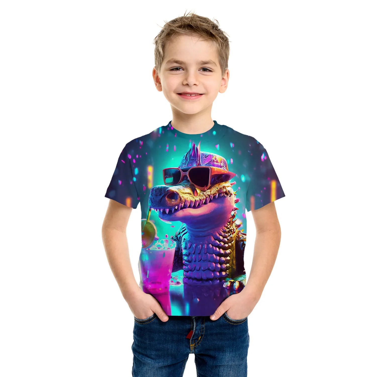 Jhon Cool Powerful Boys Casual Short Sleeve Tees - GuGuTon baby store - Baby Fashion - Toddlers Outfits - Babies Outfits - Toddler Clothes - Kids Clothing - Newborn Clothes - Newborn Wear - Kids Wear - Trending Clothes - Trending Outfits - Fall Fashion - Winter Fashion - Girls Clothes - Boys Clothes - Babies Wear - Kids Accessories - KidsWear - Summer Clothes - Summer Fashion - Summer Trend - Falls Sweaters - Tops - Bottom - Jeans - Blouse - Dresses - Newborn Dresses - Toys