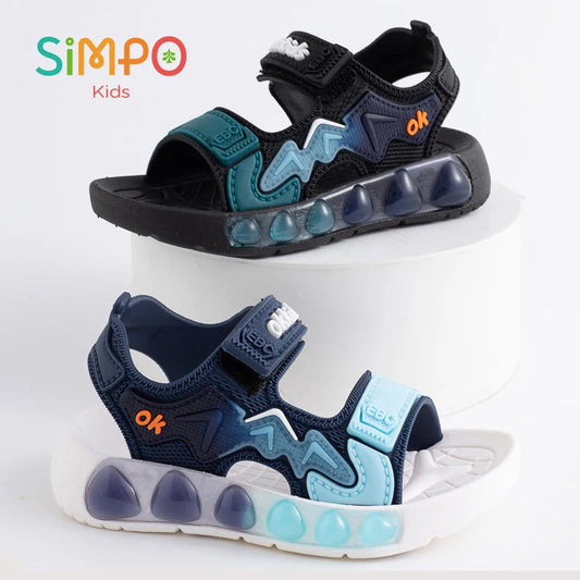 Children' Fashion Sport Sandals Geometric Patterns Breathable Shoes