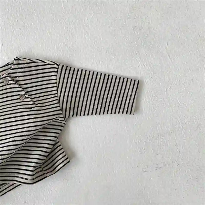 Awilda Baby Cotton Long Sleeve Striped Top