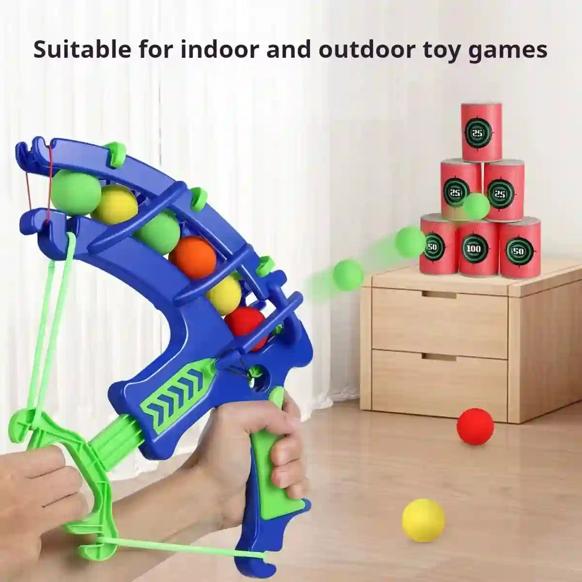 Montessori Educational Toy Slingshot Target Set for Fun Play