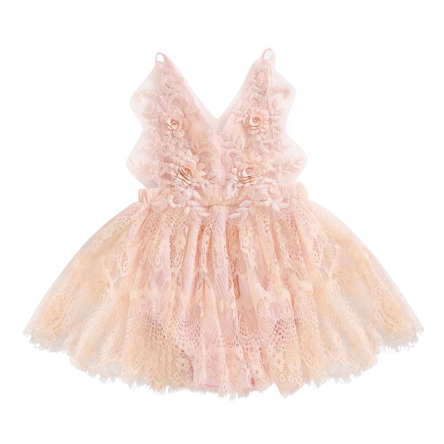 Lioraitiin Baby Girls Romper Dress