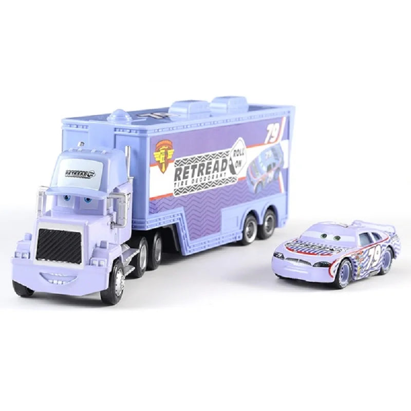 Cars 2 Mack Truck Pixar racing car Lightning McQueen Jackson Storm mini Car