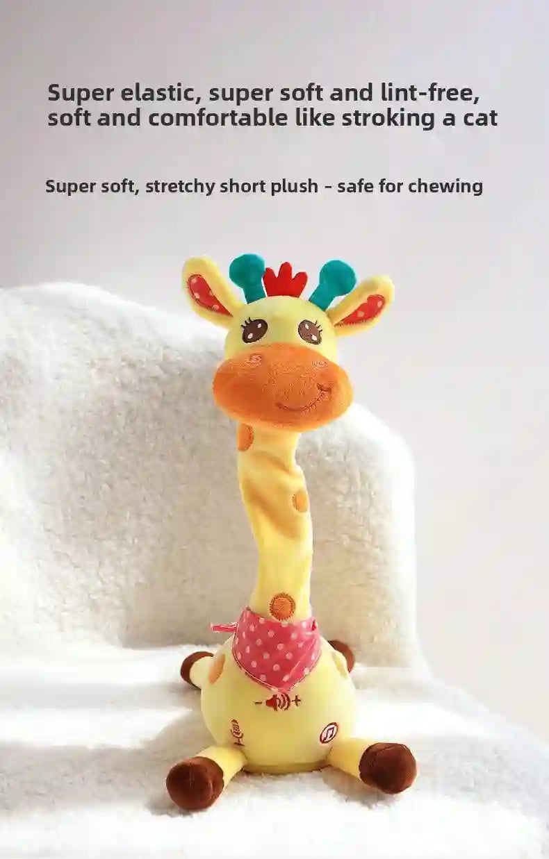 Dancing Talking Giraffe Toy with Songs and Adjustable Volume
